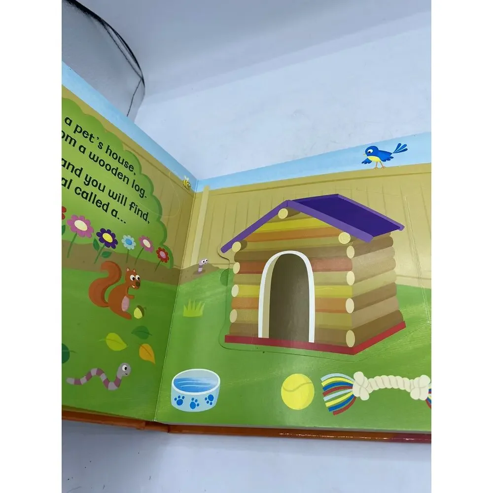 Peek-a-boo Animals: A Lift-the-flap Book - Hardcover By Hills, Laila - GOOD